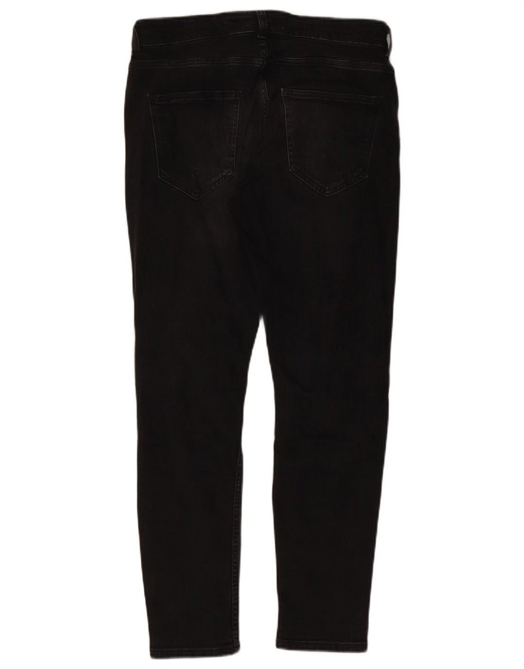 Jeans skinny effetto invecchiato ZARA da uomo EU 42 Large W32 L28 Nero