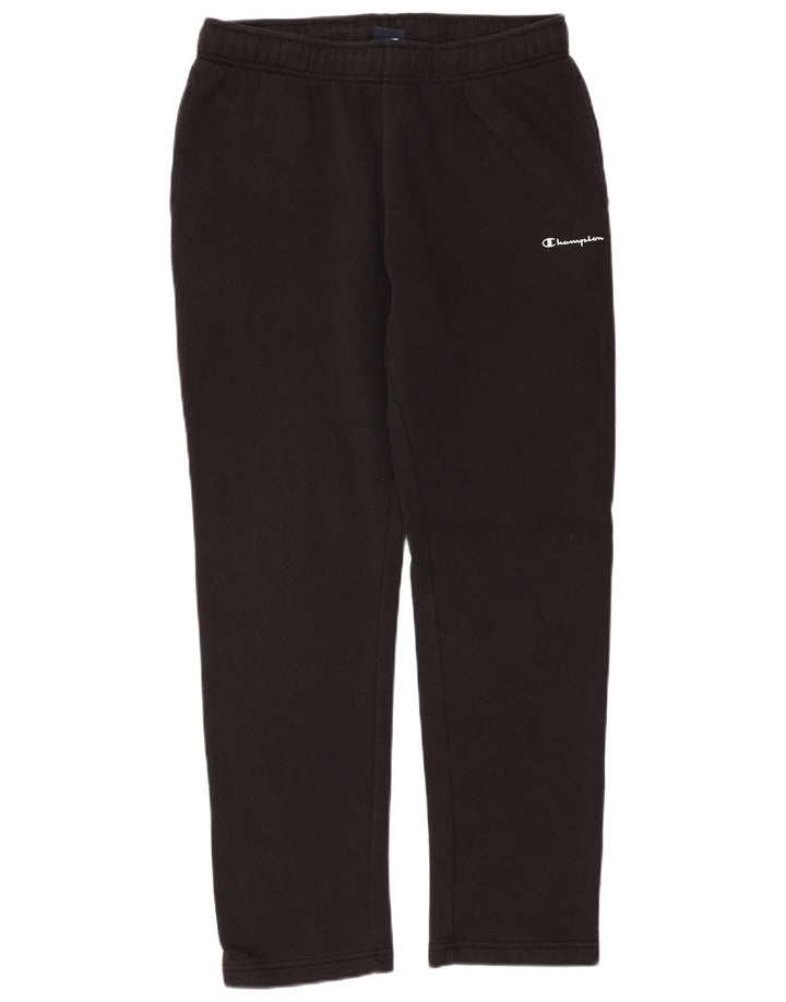 Pantaloni da tuta da uomo CHAMPION grandi in cotone nero