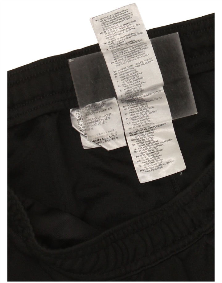 Pantaloni da tuta Adidas Climalite da uomo medio poliestere nero