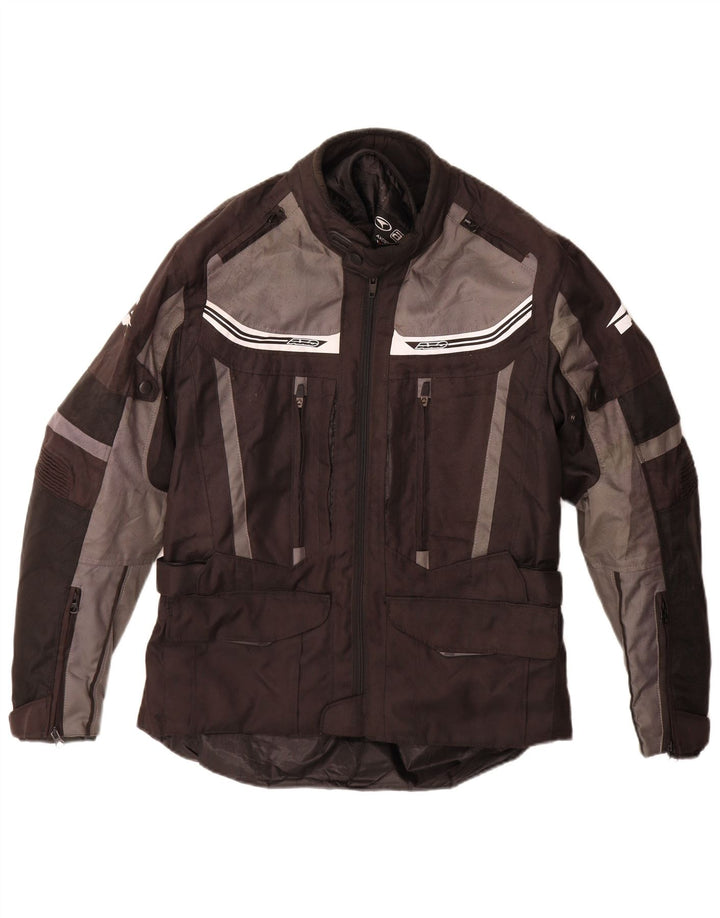 Giacca da pilota AXO Motorstyle da uomo UK 38 Poliestere color block medio nero