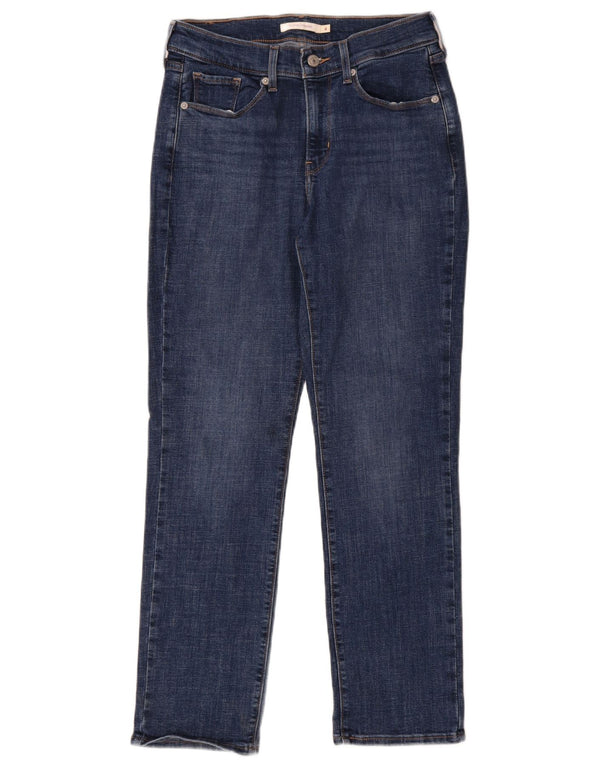 Jeans dritti classici da donna Levi's US 4 Small W27 L30 cotone blu