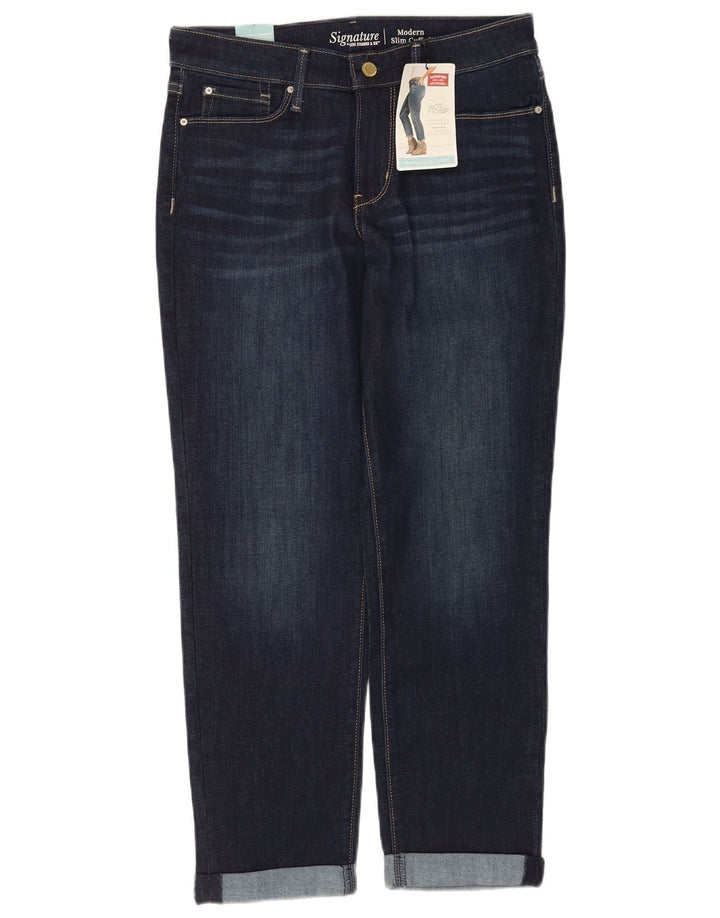 Jeans Levi's firmati moderni slim da donna US 8 medi W29 L26 Blu navy