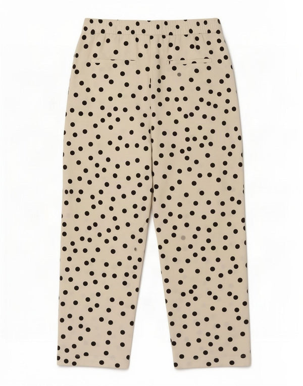 Pantaloni corti da donna Marks & Spencer UK 16 Large W34 L26 a pois bianchi