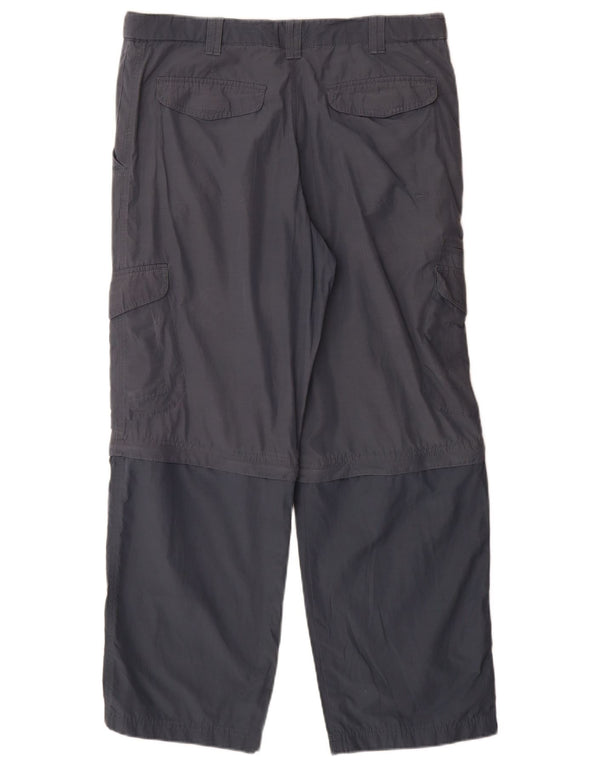 Pantaloni cargo Marks & Spencer da uomo Blue Harbour W34 L29 Navy Colourblock