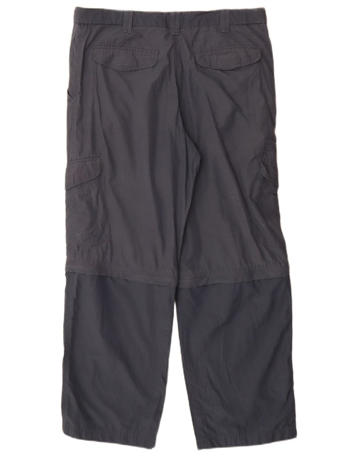 Pantaloni cargo Marks & Spencer da uomo Blue Harbour W34 L29 Navy Colourblock