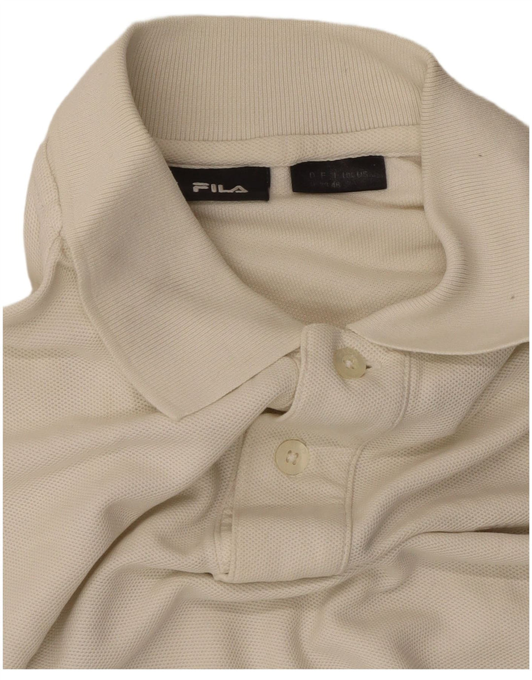 Polo da uomo FILA piccola bianco sporco