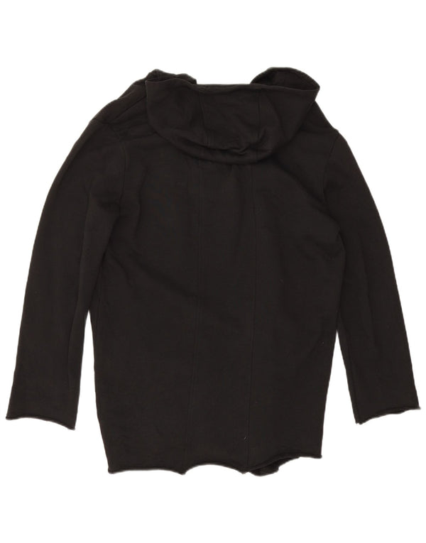 Maglione cardigan aperto con cappuccio oversize da donna Zara UK 10 piccolo nero