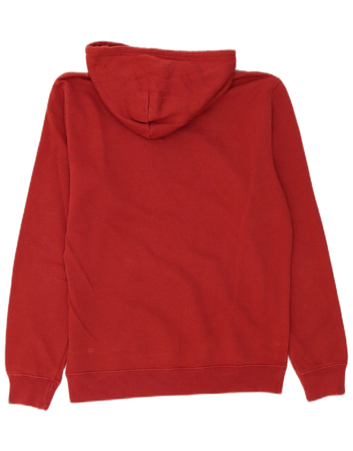 Felpa con cappuccio grafica da uomo Champion Small rossa