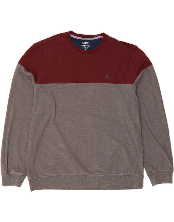 Felpa elasticizzata da uomo IZOD 2XL Poliestere color block grigio