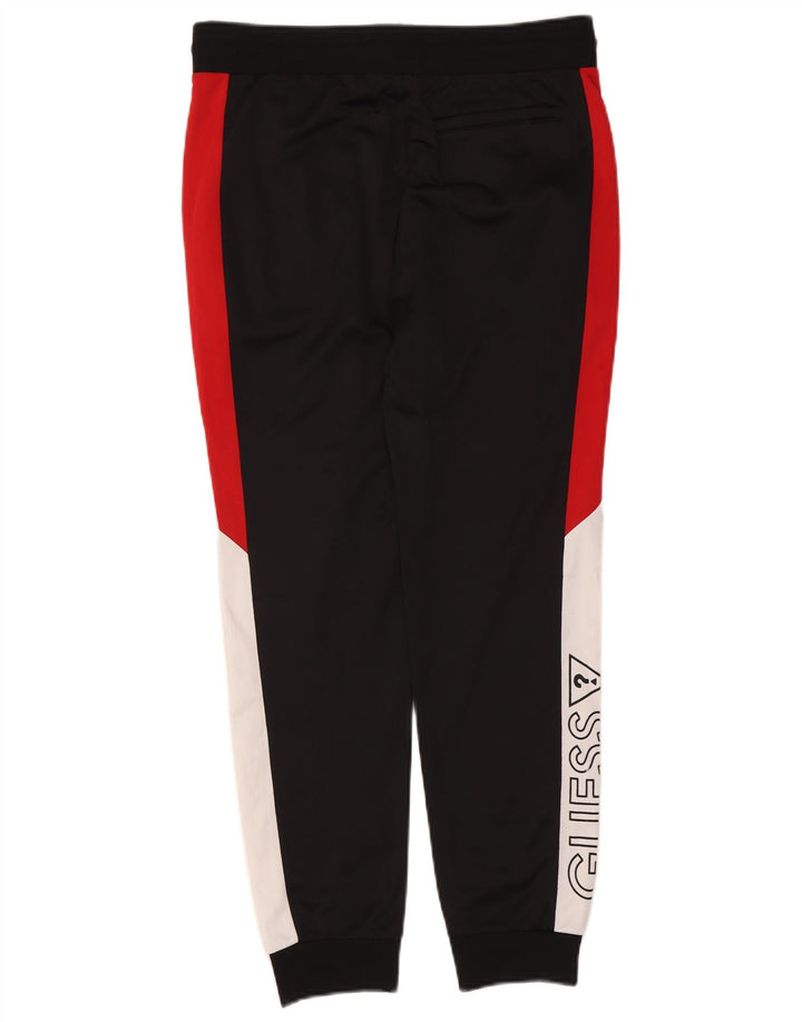 Guess Pantaloni da tuta da uomo con grafica Joggers Medium Black Colourblock