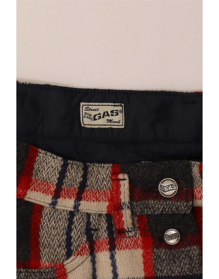 Minigonna da donna Gas piccola W26 scozzese multicolore