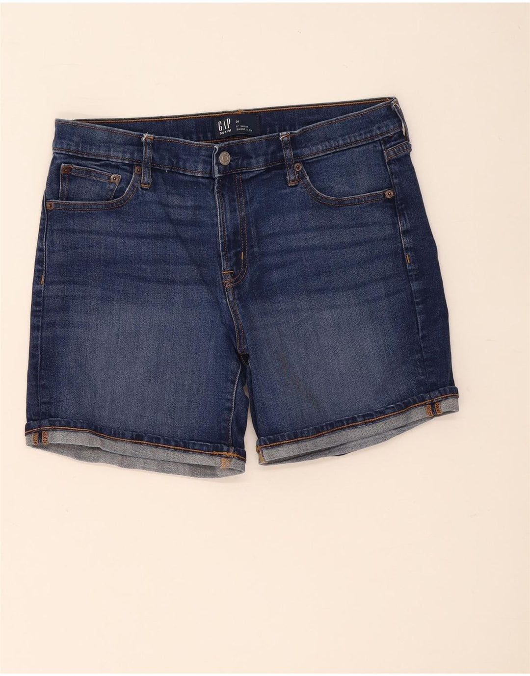 Pantaloncini di jeans da donna Gap W30 cotone blu medio