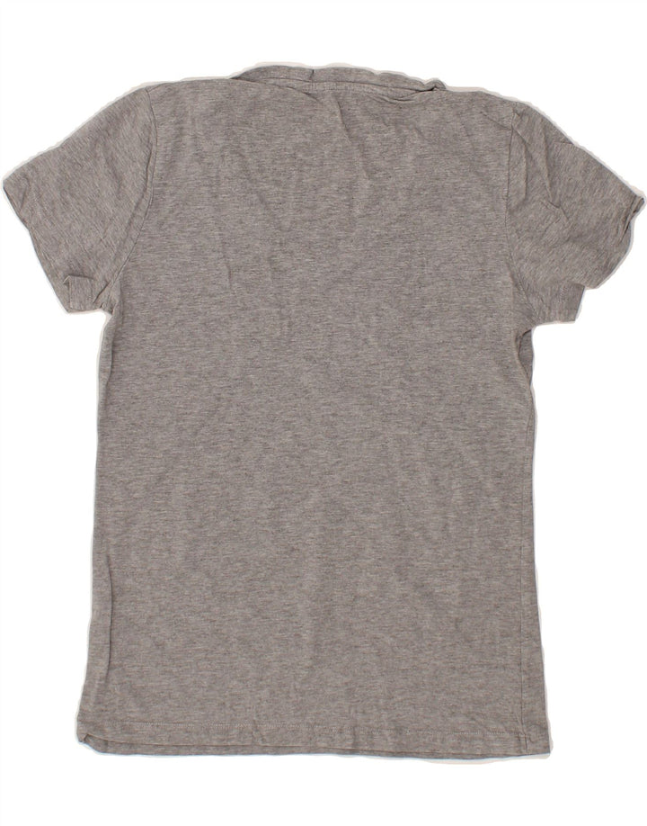 PEPE JEANS Womens Graphic T-Shirt Top UK 14 Large Grey Vintage PEPE Jeans and Second-Hand PEPE Jeans from Messina Hembry 