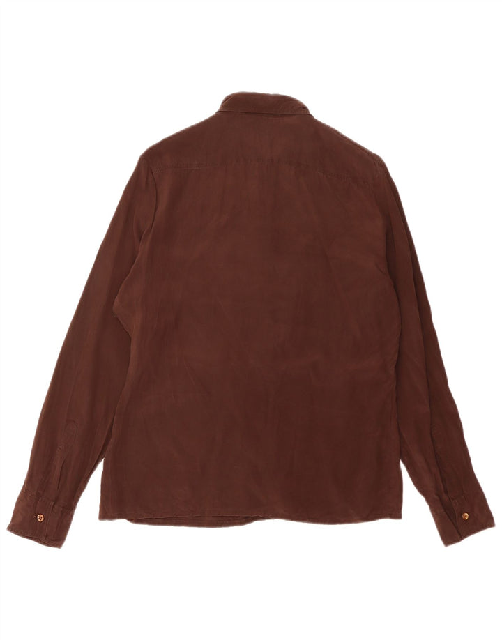 Camicia da donna Franck Olivier IT 44 Marrone medio in seta