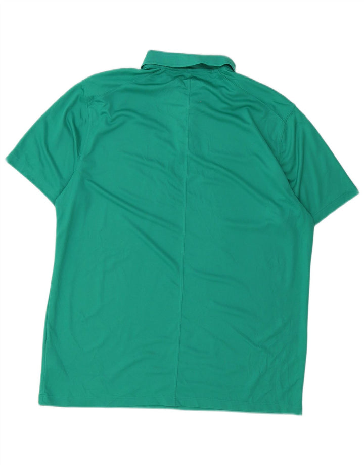 Polo NIKE da uomo Dri Fit grande verde in poliestere