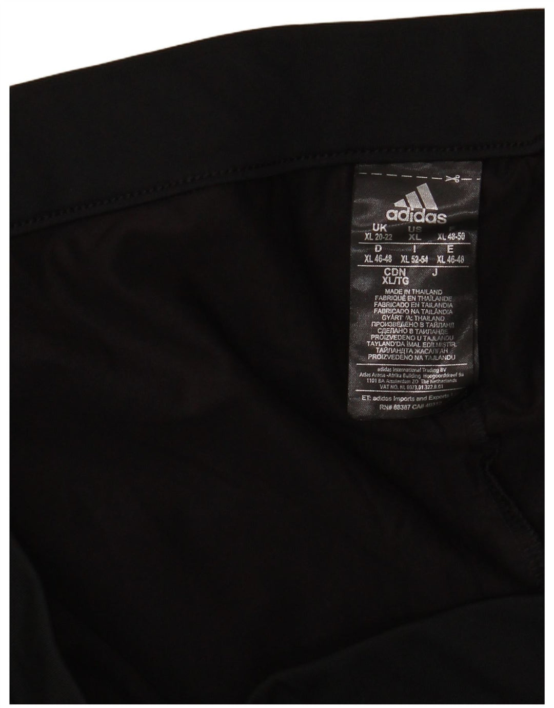 Gonna ADIDAS da donna Climalite UK 20/22 XL poliestere nero