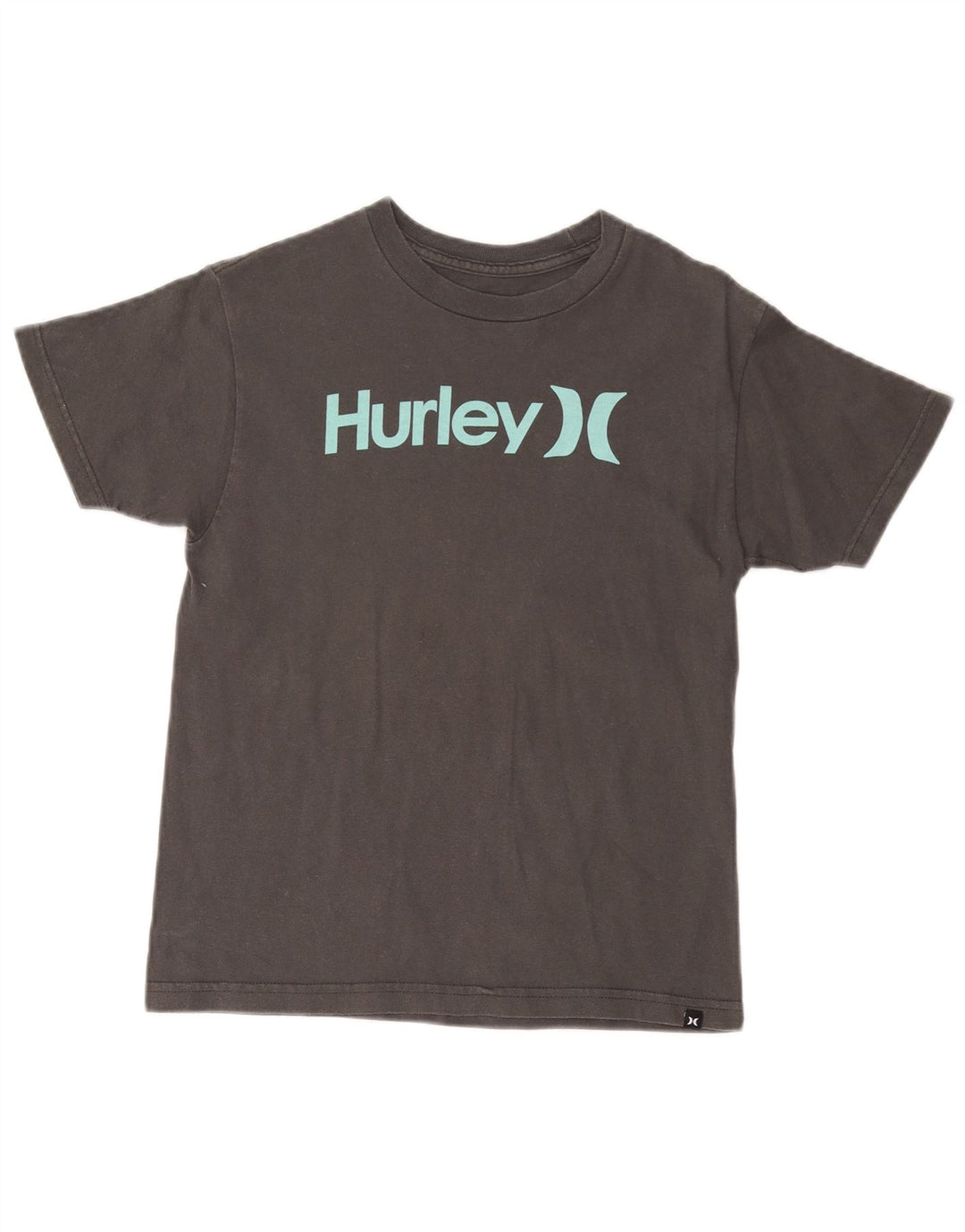 T-shirt con grafica HURLEY da donna, vestibilità classica, UK 18, cotone grigio medio