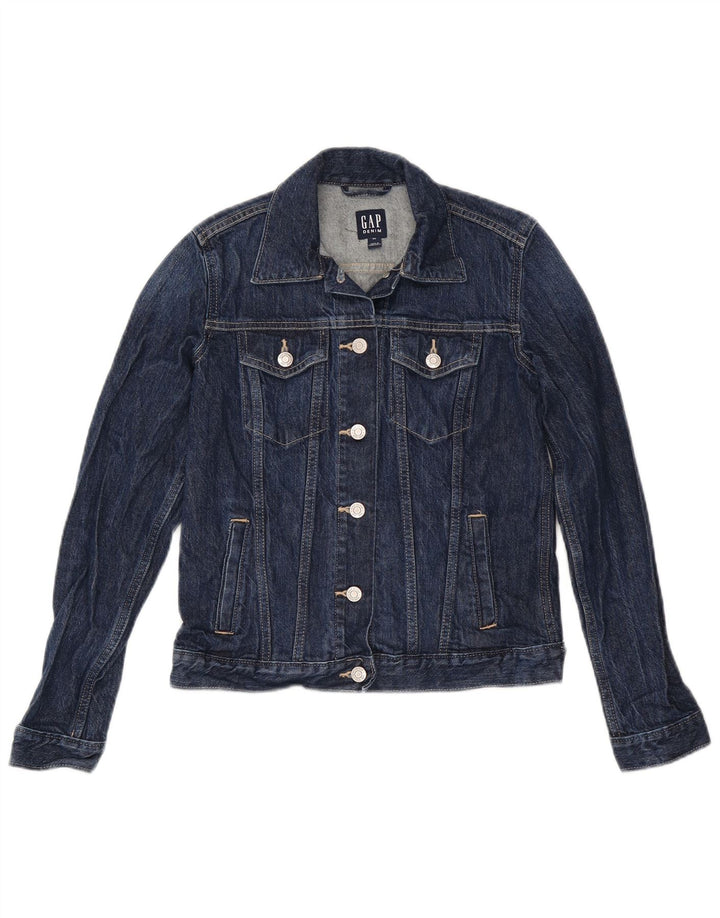 Giacca in denim da donna GAP UK 6 XS blu navy cotone