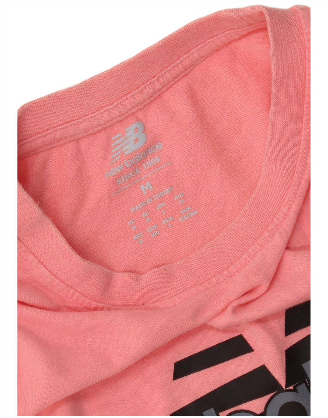 Maglietta grafica da uomo New Balance Top rosa medio