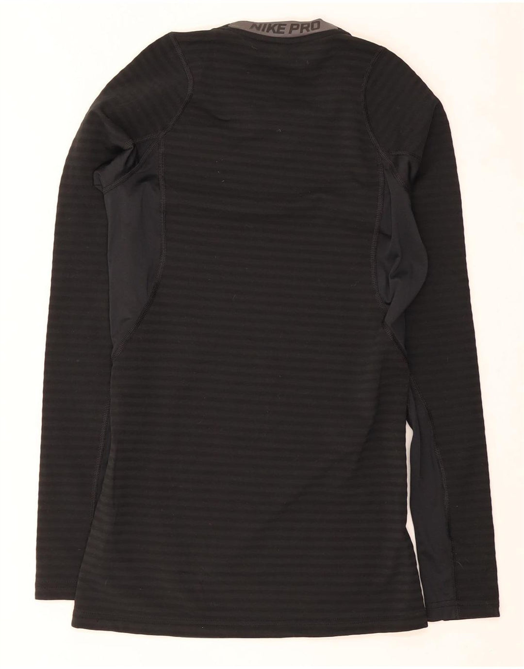 Maglia Nike Dri Fit da uomo a manica lunga piccola in poliestere nero
