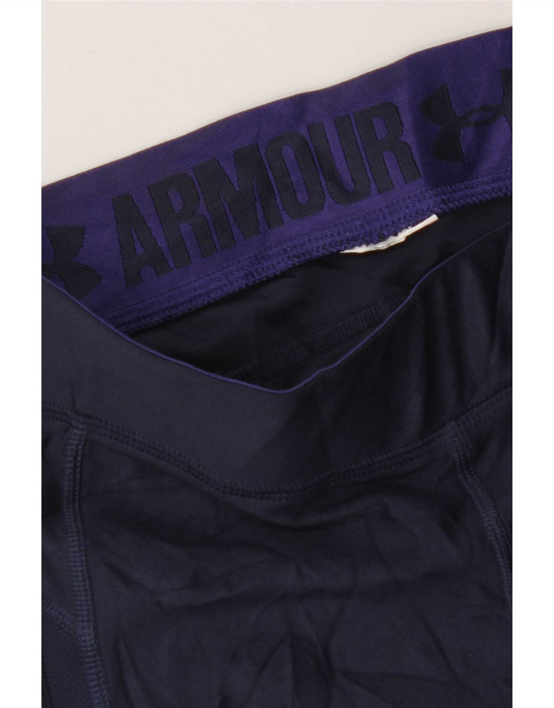 Leggings corti da donna Under Armour UK 8 Small Blu Navy Colourblock