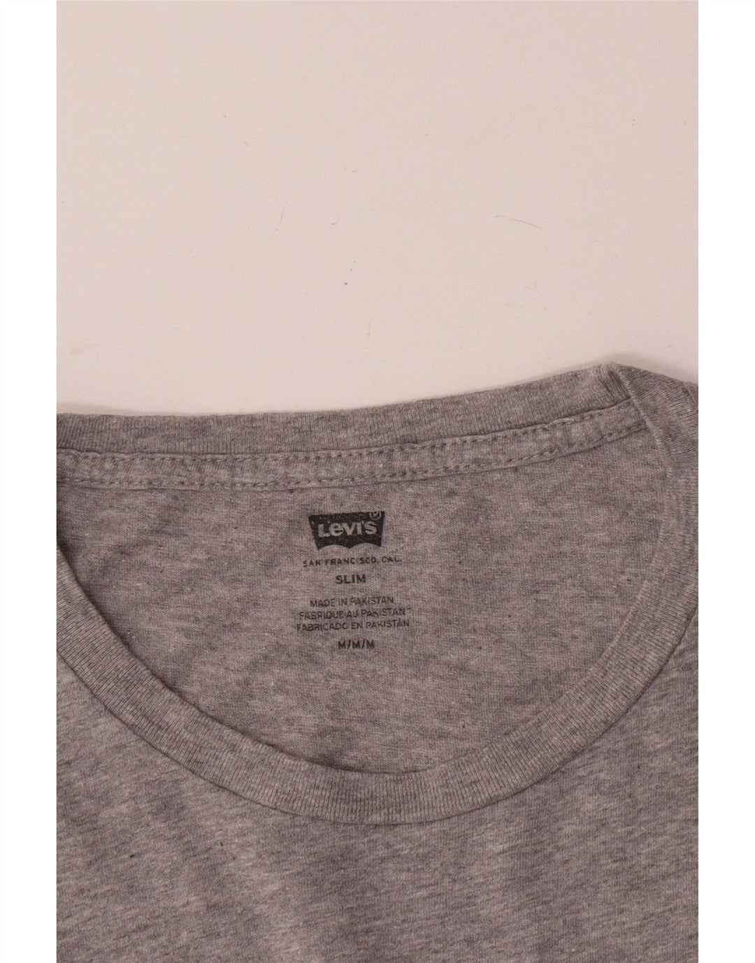 T-shirt grafica slim da donna Levi's UK 14 Grigio medio