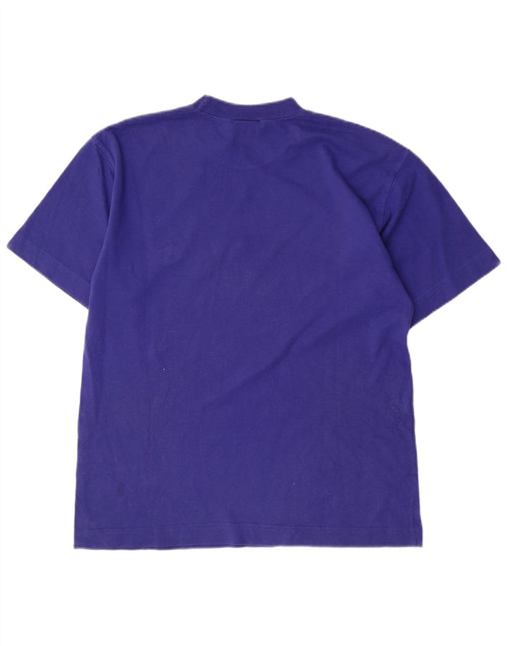 T-shirt da uomo Champion Top piccola in cotone blu