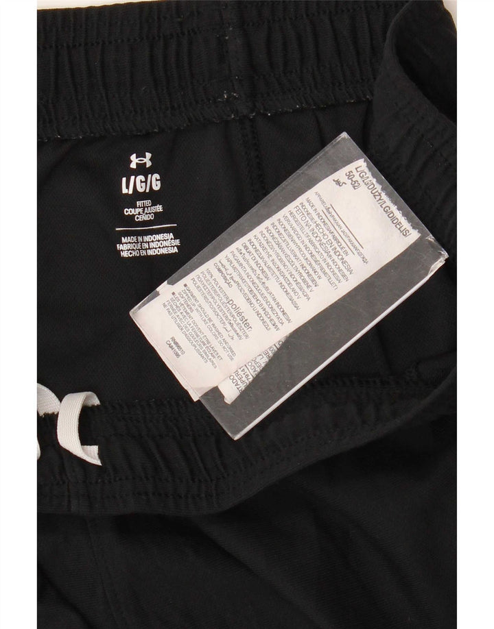 Pantaloni da tuta da uomo Under Armour grandi in poliestere nero