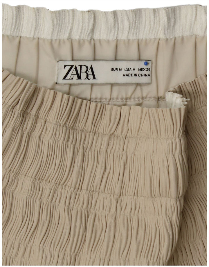 ZARA Womens Skort Medium W28 Beige