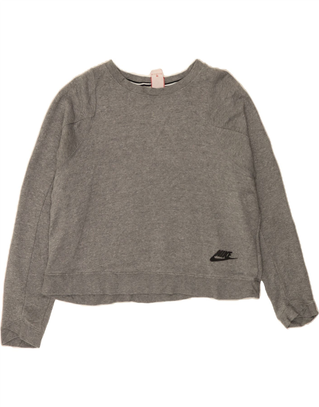NIKE Womens Sweatshirt Jumper UK 14 Medium Grey Cotton Vintage Nike and Second-Hand Nike from Messina Hembry 
