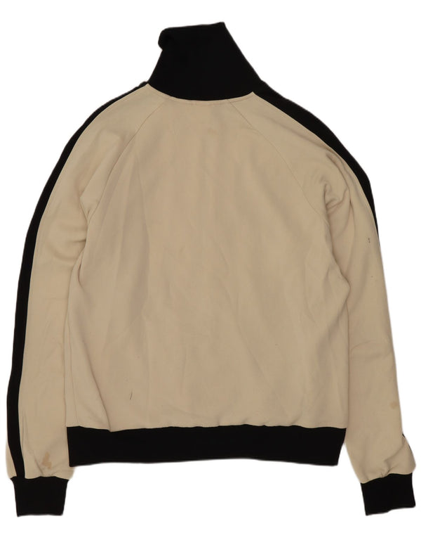 Giacca da tuta da uomo Puma Large Beige Colourblock in poliestere