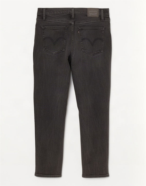 Jeans affusolati a vita alta da donna Levi's W29 L27 cotone grigio