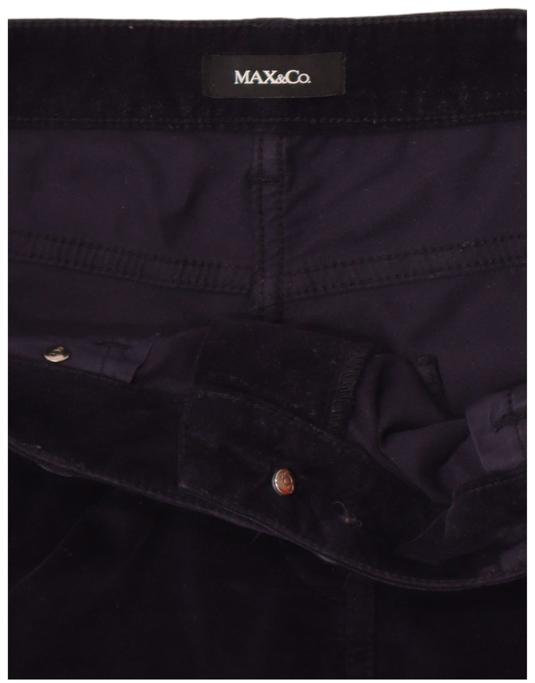 Pantaloni casual slim da donna Max & Co. W32 L29 Blu navy