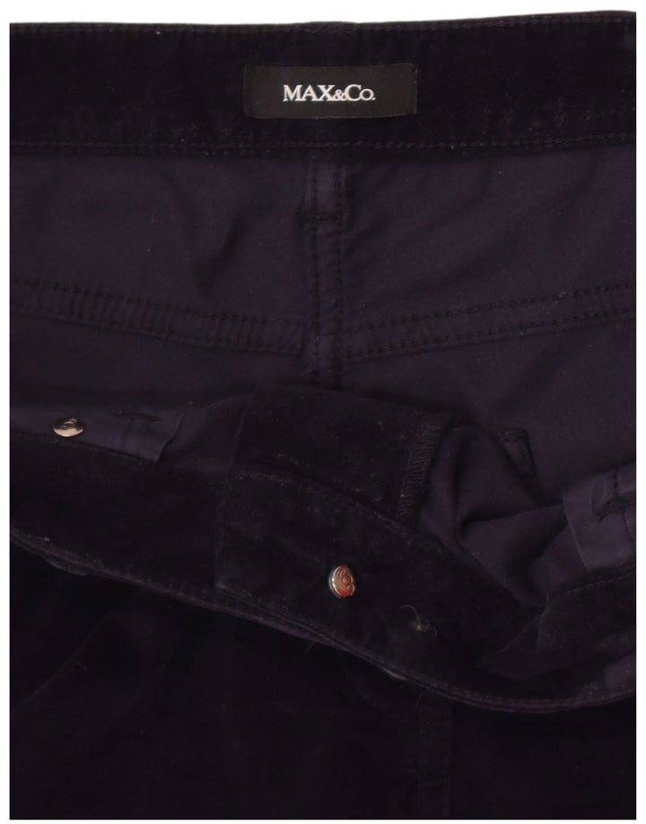 Pantaloni casual slim da donna Max & Co. W32 L29 Blu navy
