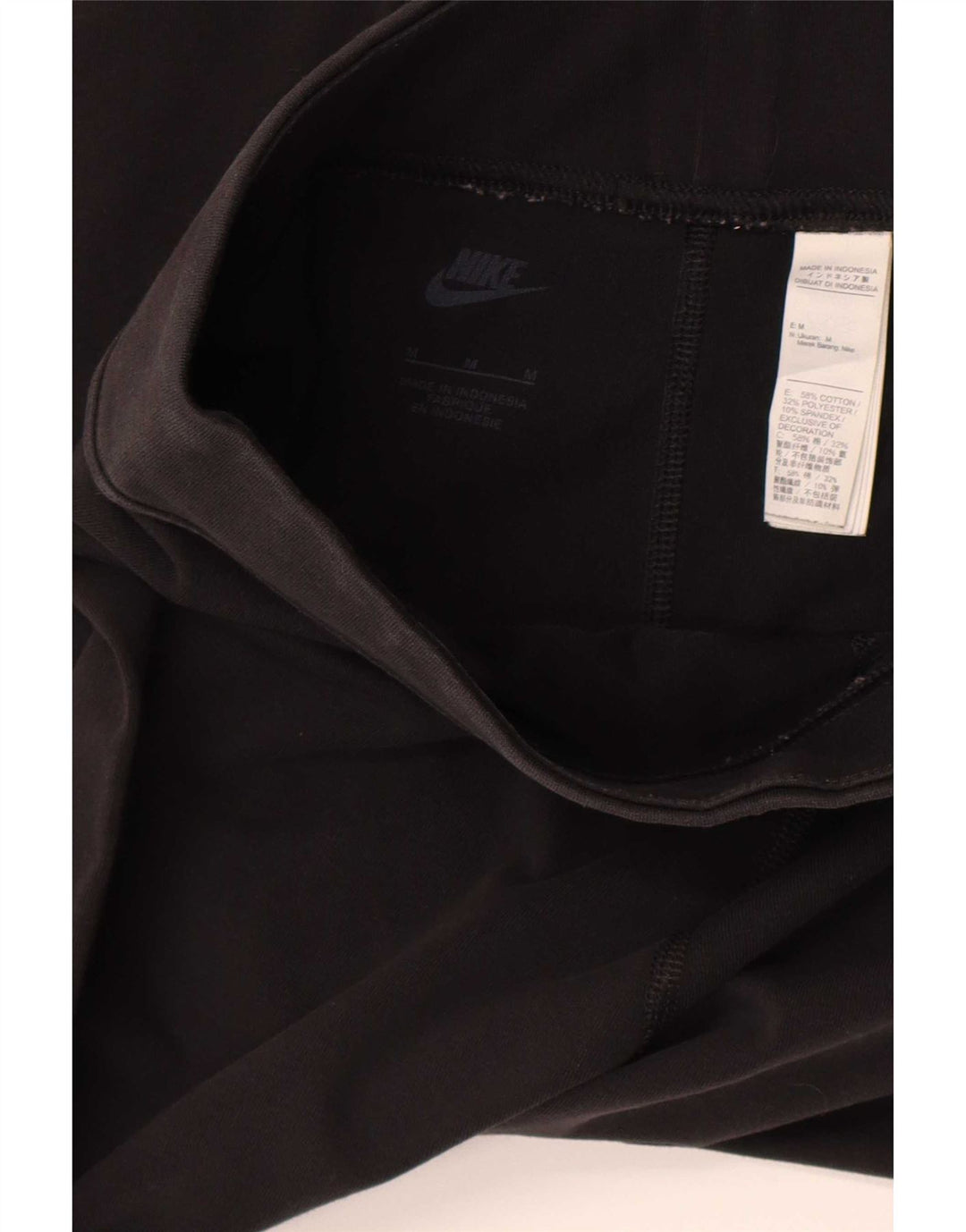 Leggings grafici da donna Nike UK 12 cotone medio nero