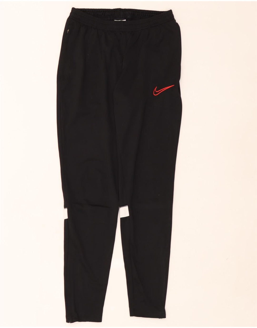 Pantaloni da tuta Nike Dri Fit da uomo, piccoli, in poliestere color block nero