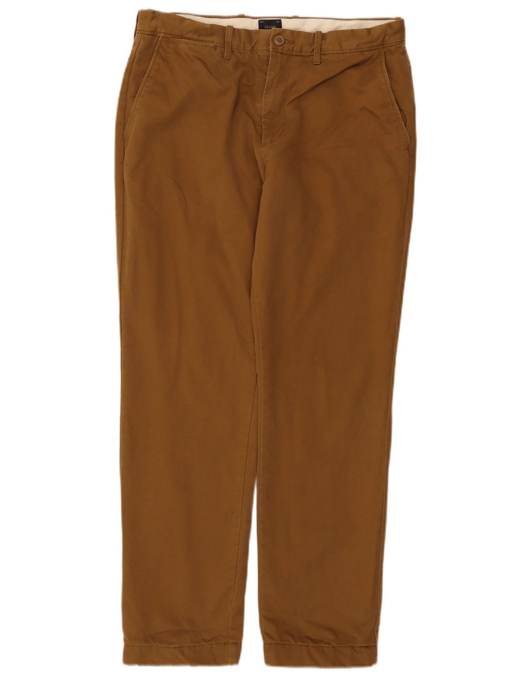 Pantaloni chino dritti da uomo J. CREW W32 L30 cotone beige