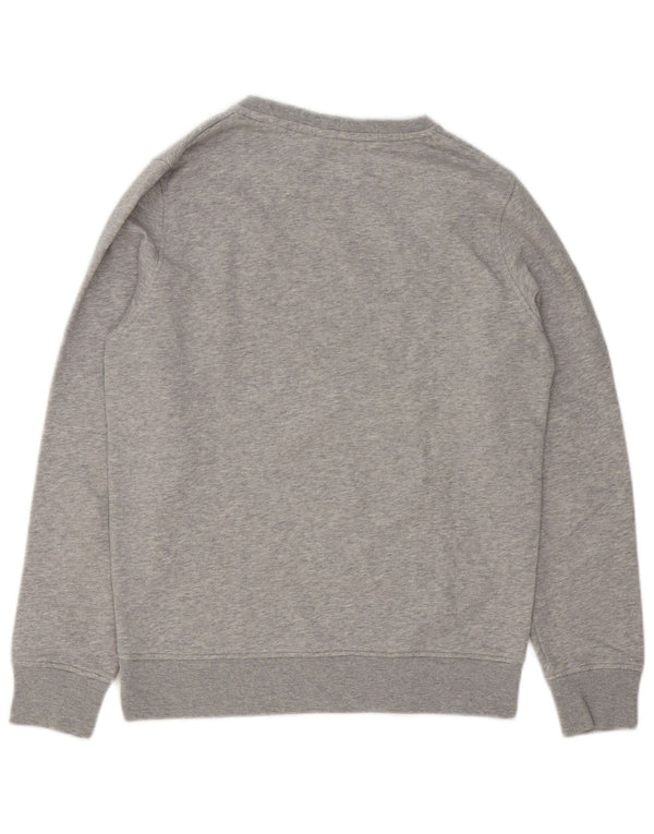 Gant Felpa grafica da uomo Maglione piccolo cotone chiazzato grigio