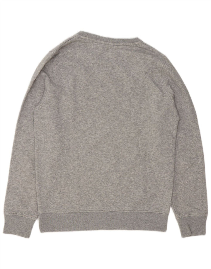 Gant Felpa grafica da uomo Maglione piccolo cotone chiazzato grigio
