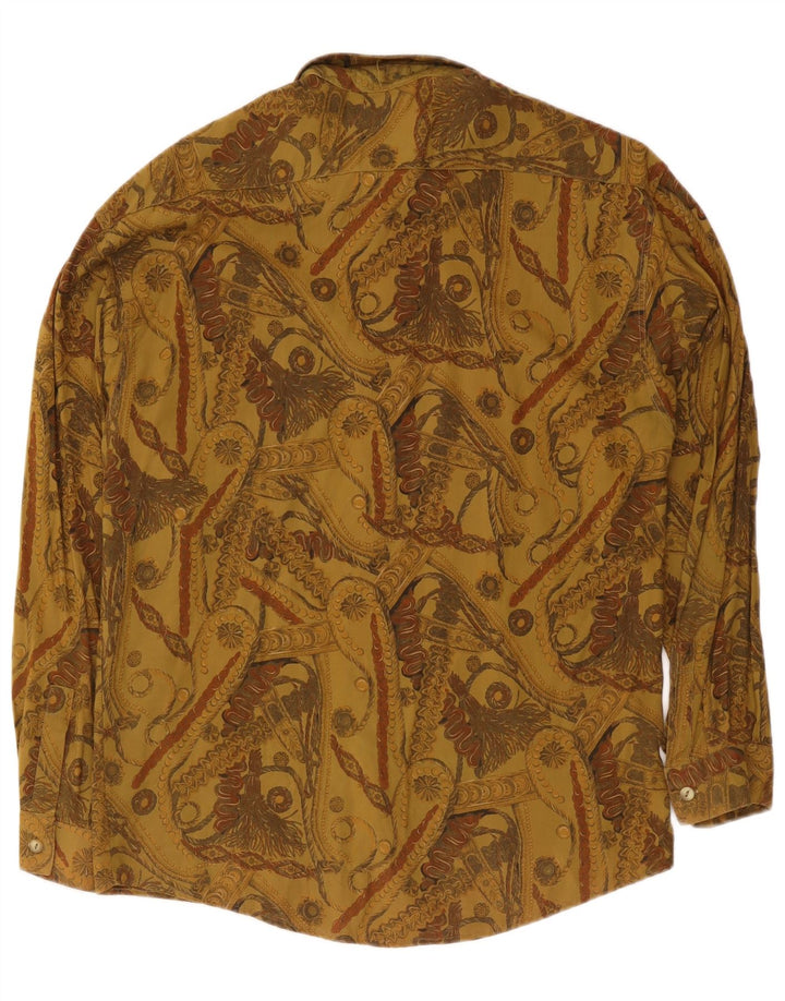 Camicia grafica da uomo Tipo' S grande in viscosa kaki