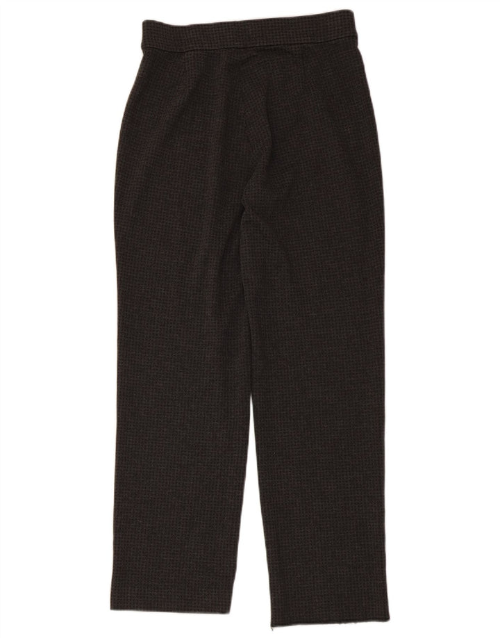Pantaloni da donna Marks & Spencer UK 10 Small W26 L26 Pied de poule grigio
