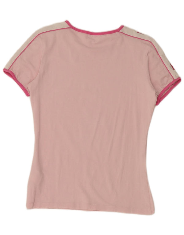 T-shirt grafica da donna North Sails UK 12 Cotone color block rosa medio