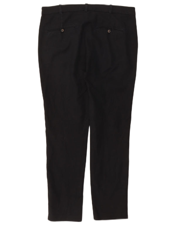 Zara Womens Slim Chino Trousers EU 36 XS W26 L26 Navy Blue