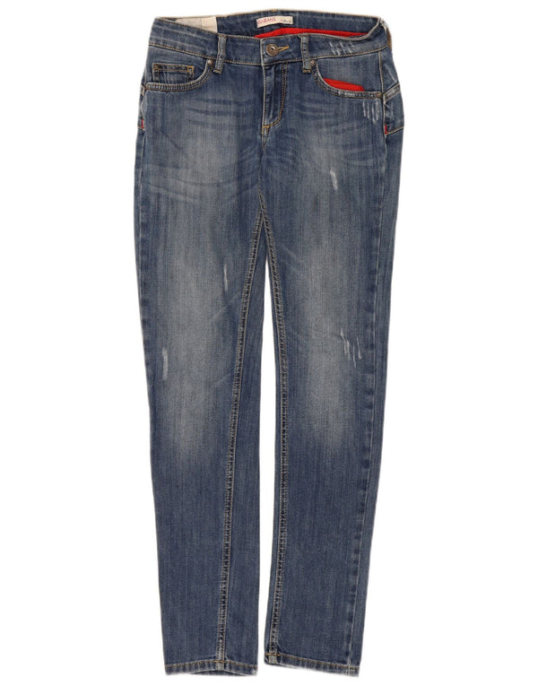 Jeans slim effetto consumato da donna Liu Jo W29 L31 cotone blu