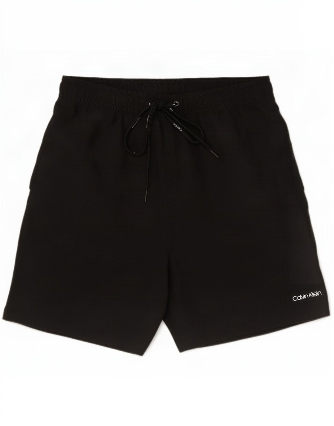 Pantaloncini da bagno da uomo Calvin Klein medio nero in poliestere