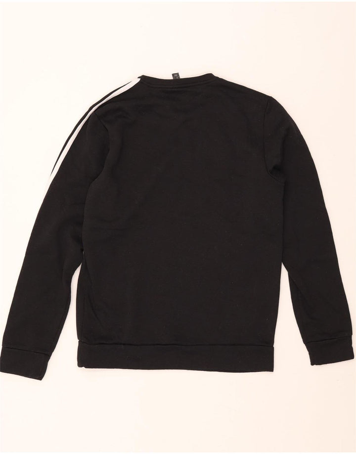 Felpa da uomo ADIDAS maglione medio nero poliestere