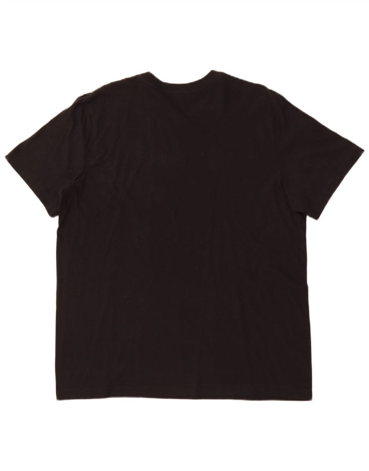 T-shirt grafica da uomo NIKE Top grande nera