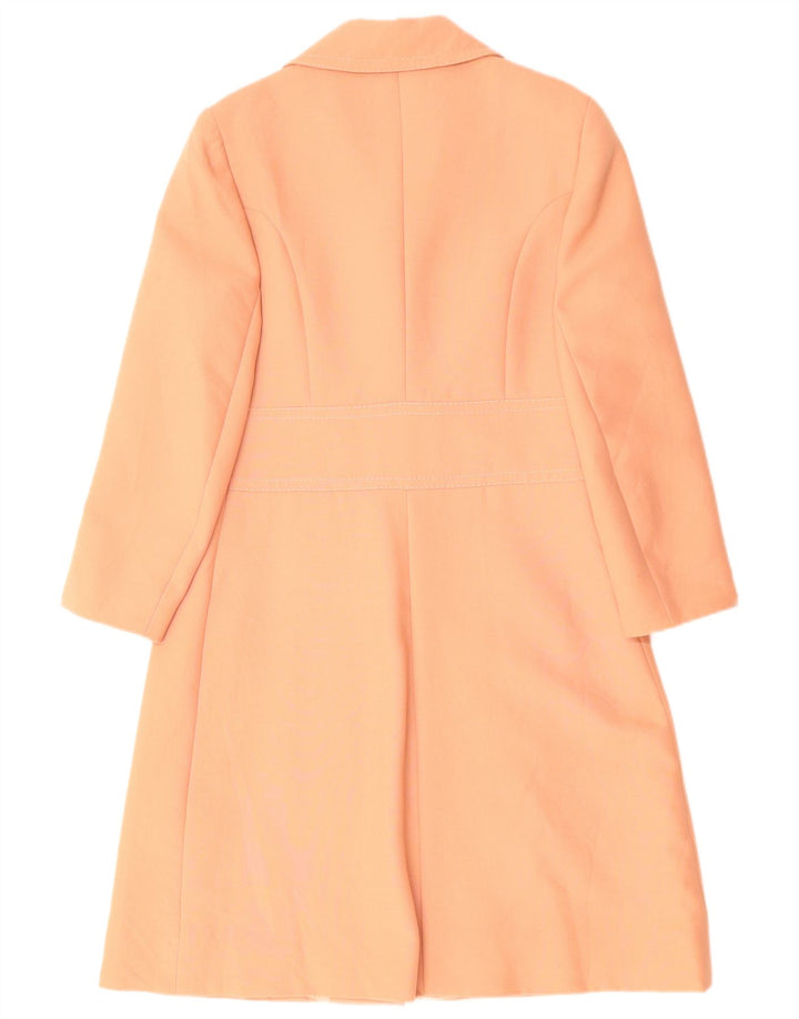 Trench vintage da donna UK 14 arancione medio