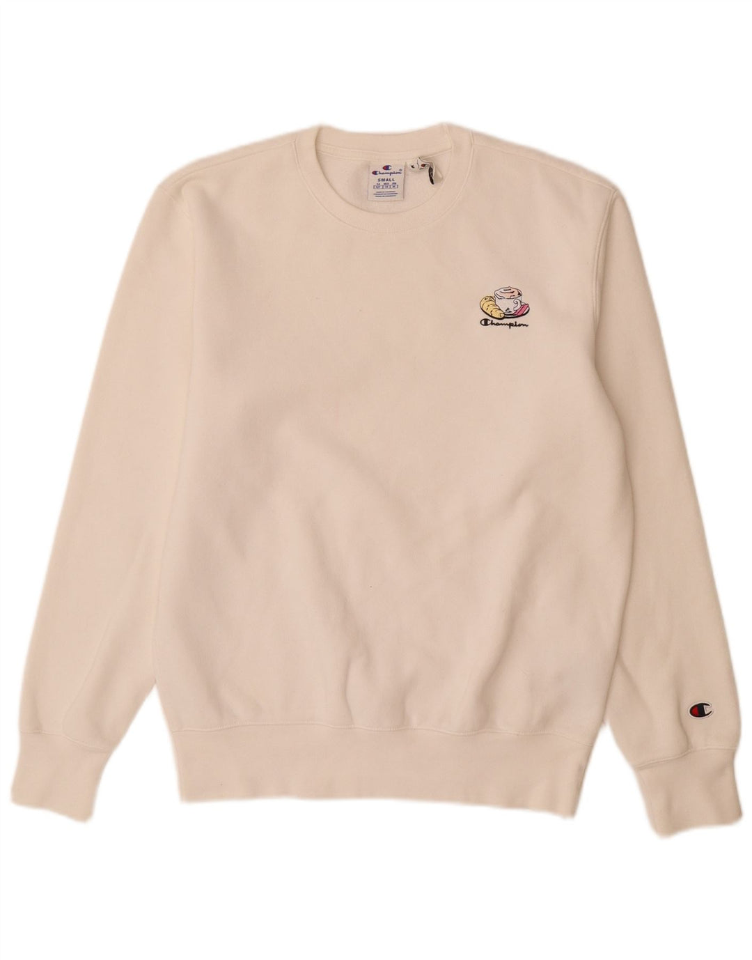 Felpa da uomo Champion Small in cotone bianco