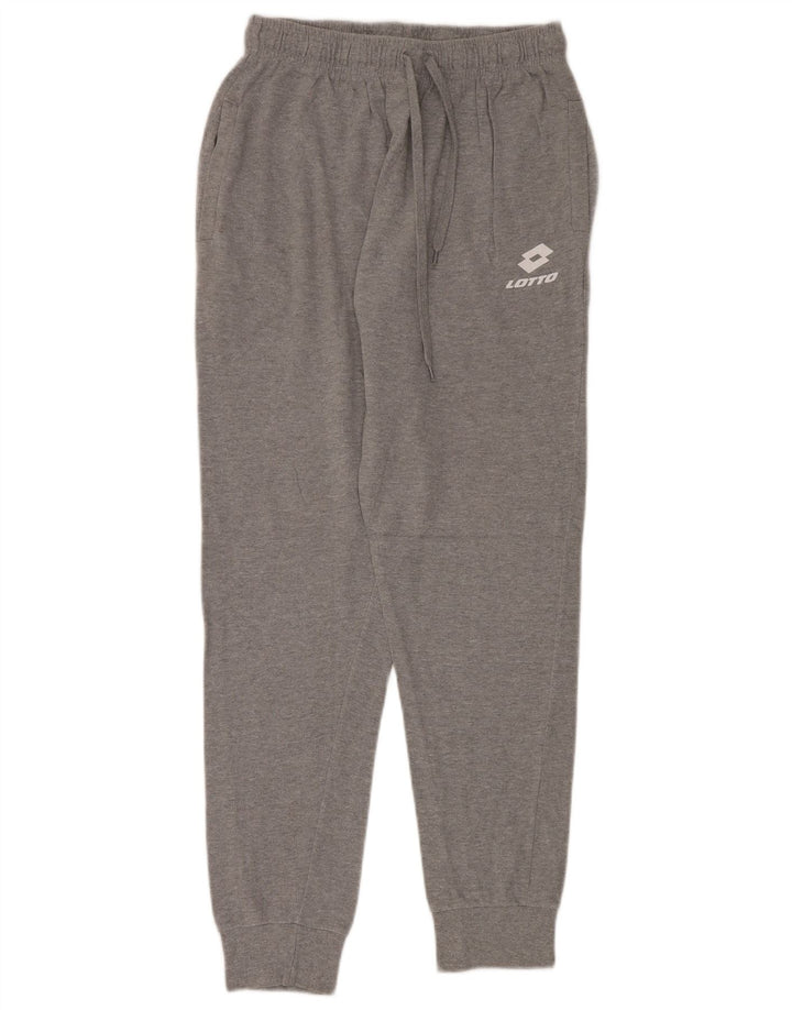 Pantaloni da tuta da uomo Lotto Joggers Large in cotone grigio